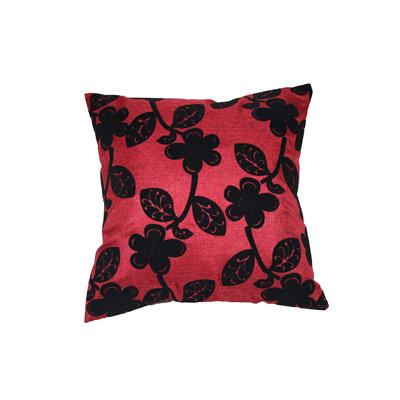Fleur De Lis Living Woodcreek Floral Lot Art | Burgundy and Floral Throw Pillows